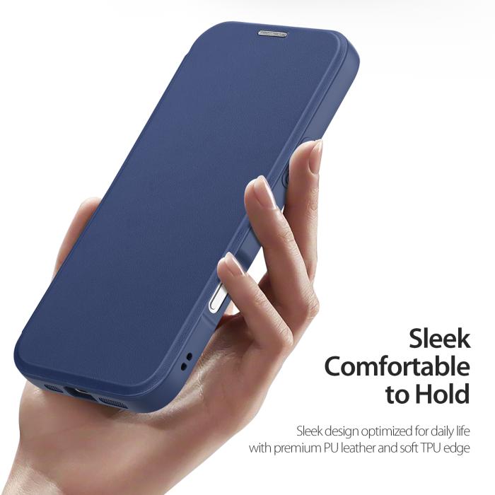 Bild 5, DUX DUCIS iPhone 17 Fodral MagSafe Kickstand Skin X Pro Blå