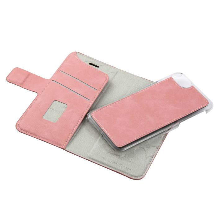 Bild 3, ONSALA iPhone 6/7/8/SE 2in1 Magnet Fodral / Skal Dusty Pink