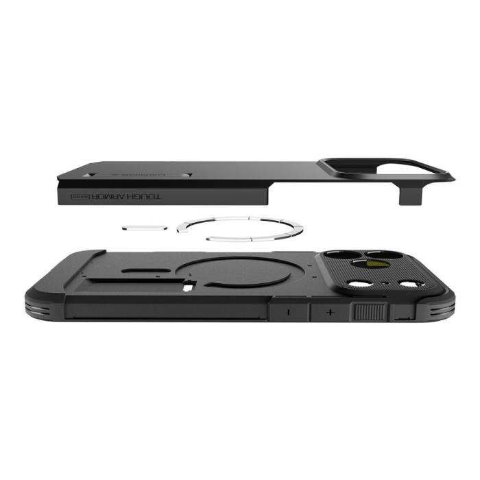 Bild 6, Spigen iPhone 17 Pro Max Skal Tough Armor 'T' Gunmetal