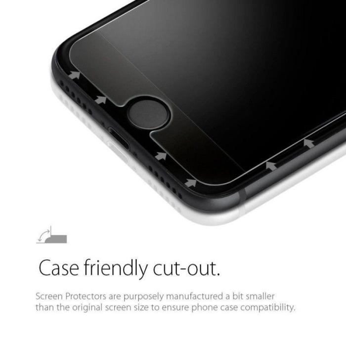 Bild 5, Spigen iPhone 7/8/SE Skärmskydd Slim Glas.tR Härdat Glas