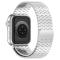 Apple Watch 42/44/45/49 mm Armband Magnetisk Loop Silver