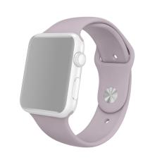 Silikon Armband Apple Watch 42/41/40/38 mm (M/L) - Violett