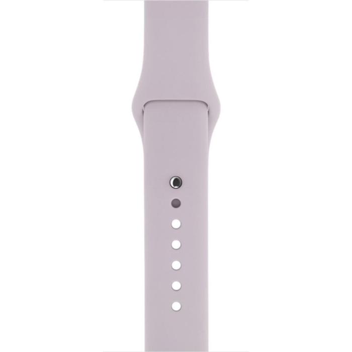 Bild 2, Silikon Armband Apple Watch 42/44/45/49 mm (S/M) Ljus Lila
