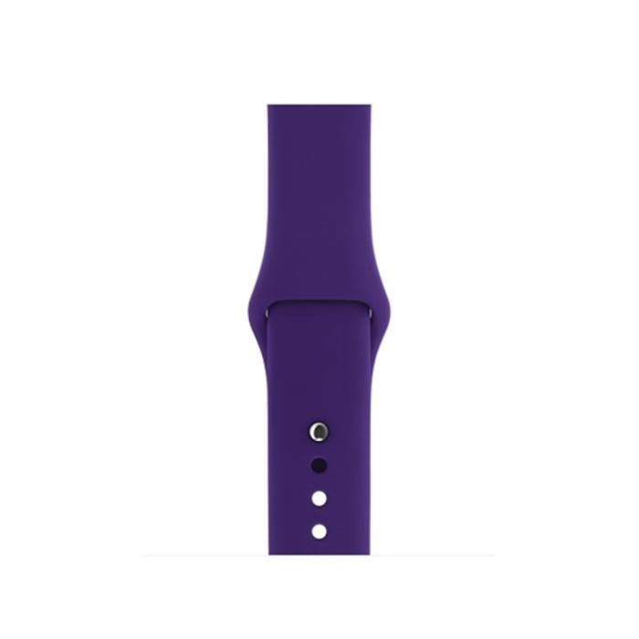 Bild 3, Silikon Armband Apple Watch 42/44/45/49 mm (S/M) Lila