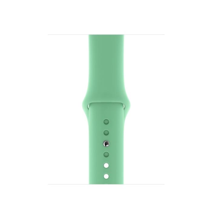 Bild 3, Silikon Armband Apple Watch 41/40/38 mm (M/L) - Mintgrön