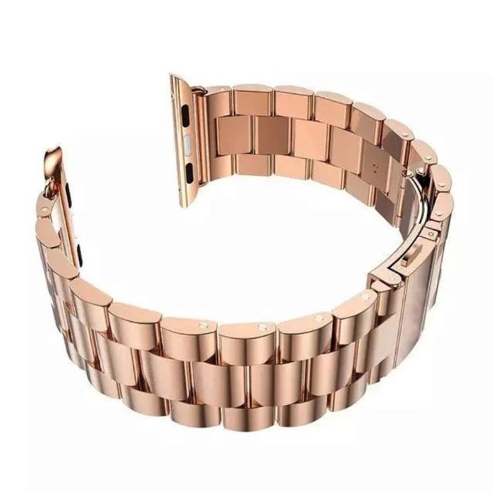 Bild 2, Lyxigt Metallarmband Apple Watch 38/40/41 mm - Roséguld