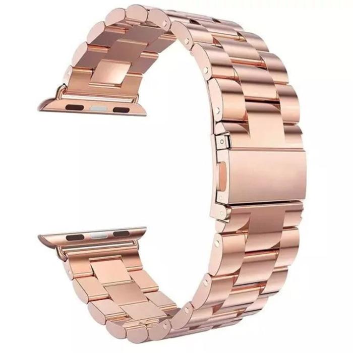 Bild 5, Lyxigt Metallarmband Apple Watch 38/40/41 mm - Roséguld