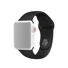 Silikon Armband Apple Watch 41/40/38 mm (M/L) - Svart