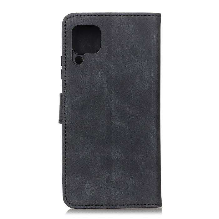 Bild 3, Samsung Galaxy A12 - KHAZNEH Läder Fodral - Svart
