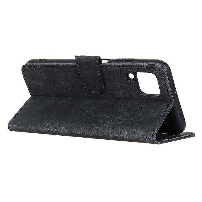 Bild 4, Samsung Galaxy A12 - KHAZNEH Läder Fodral - Svart