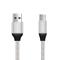 Cababi Micro USB Quick Charge 1 m - Grå/Silver