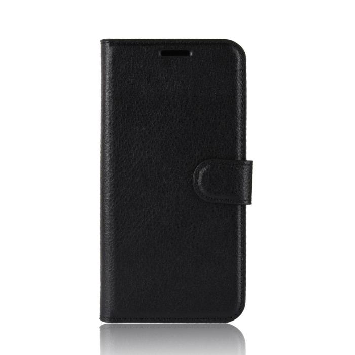 Bild 3, Xiaomi Redmi 8A - Litchi Plånboksfodral - Svart