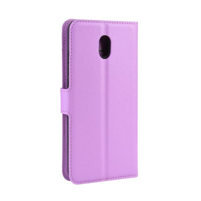 Bild 3, Xiaomi Redmi 8A - Litchi Plånboksfodral - Lila