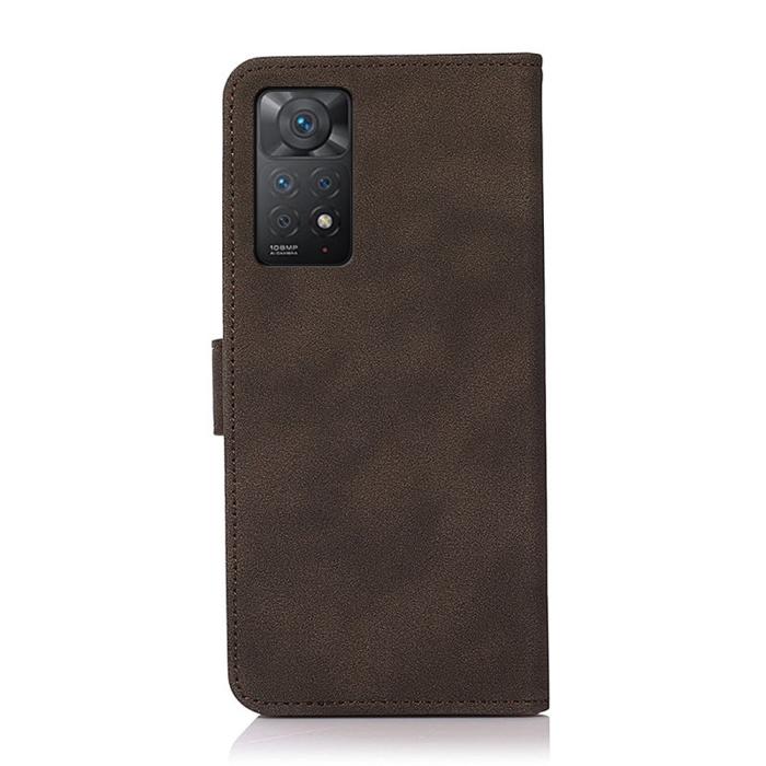 Bild 3, KHAZNEH Xiaomi Redmi Note 11 Pro 5G Fodral Retro Läder Brun