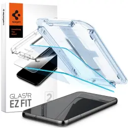 Spigen Galaxy S23 2-PACK GLAS.tR "Ez Fit" Skärmskydd