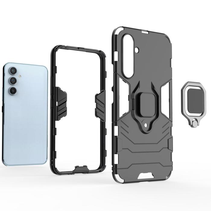 Bild 4, Samsung Galaxy A54 5G Skal Ring Hybrid Navy Blue