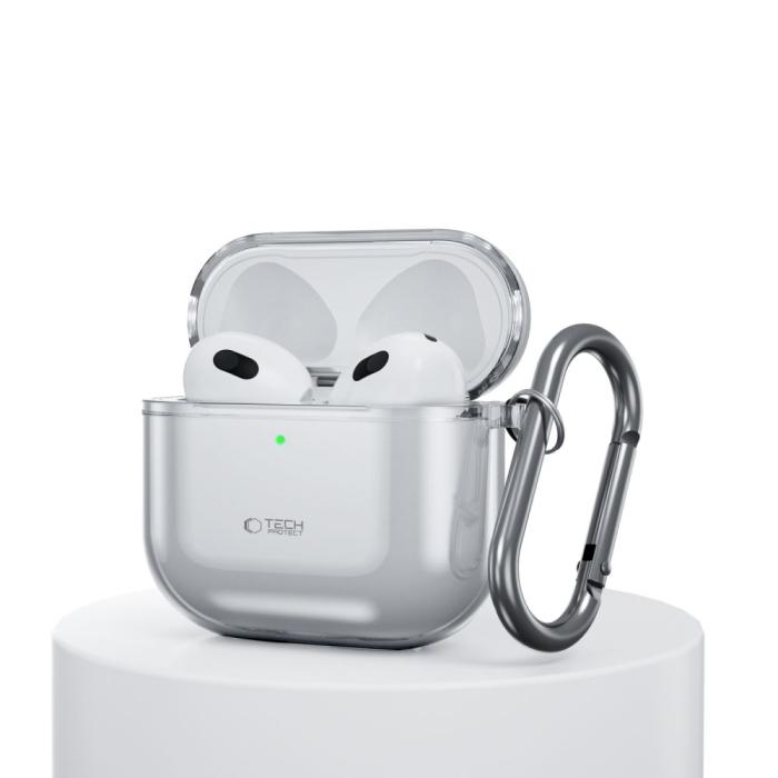 Bild 3, Tech-Protect AirPods 4 Skal FlexAir Ash Grey