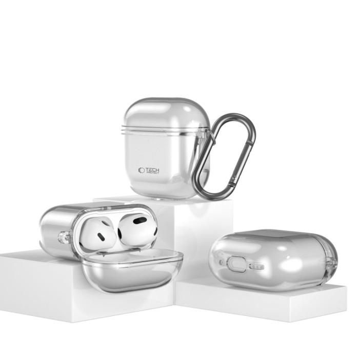 Bild 4, Tech-Protect AirPods 4 Skal FlexAir Ash Grey