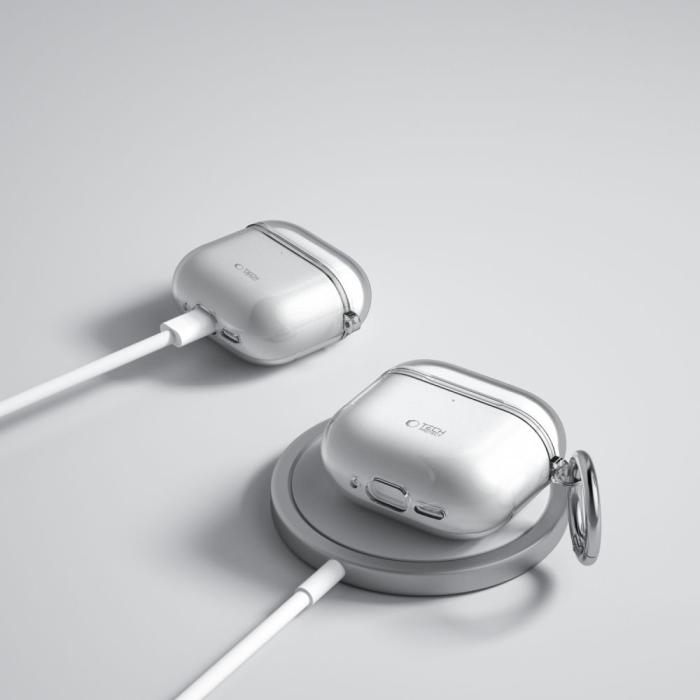 Bild 5, Tech-Protect AirPods 4 Skal FlexAir Ash Grey