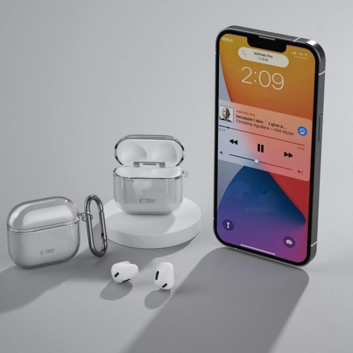 Bild 6, Tech-Protect AirPods 4 Skal FlexAir Ash Grey