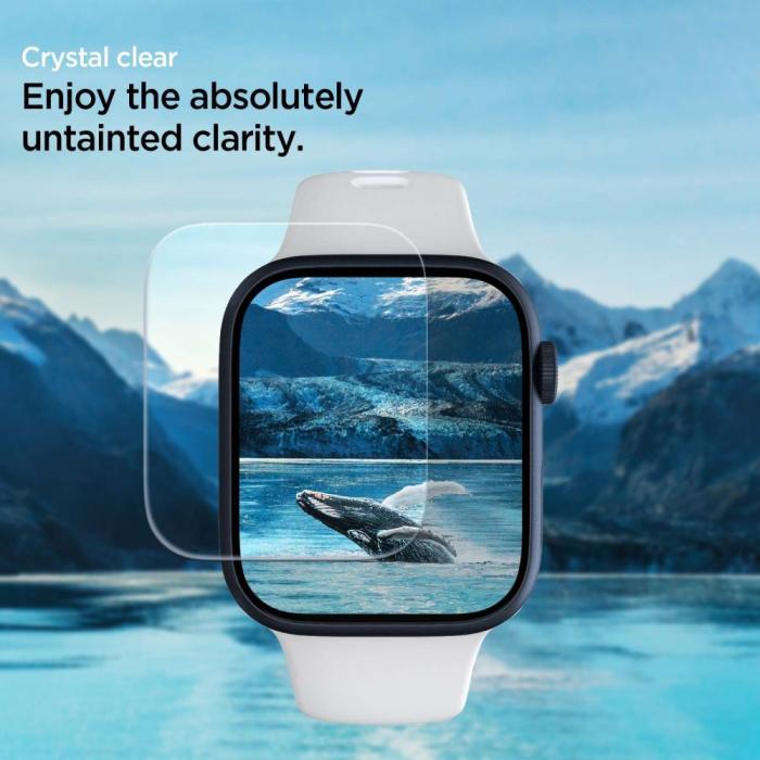 Bild 5, Spigen 3-PACK Neo Flex HD Skärmskydd Apple Watch 44 / 45 mm