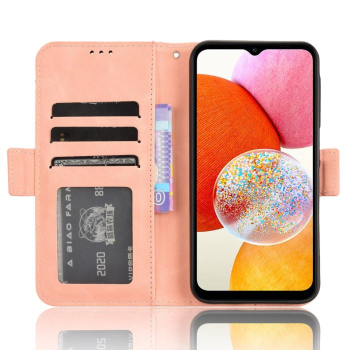 Bild 3, Samsung Galaxy A15 5G Fodral Med Avtagbart Kortfodral Rosa