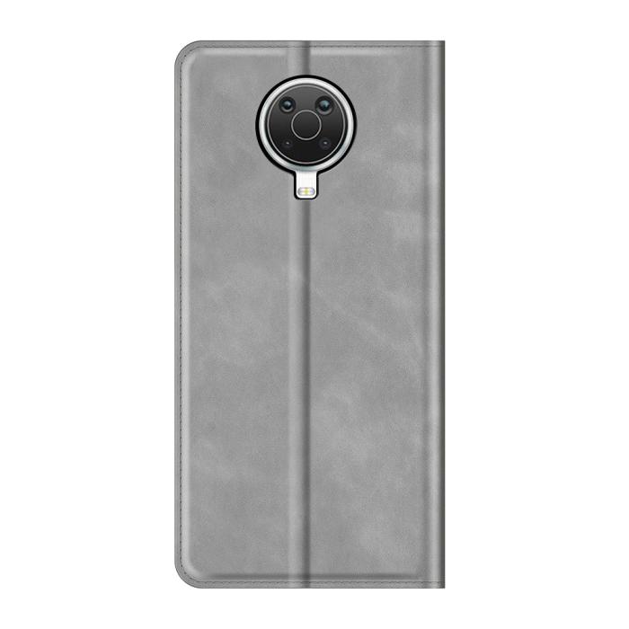 Bild 3, Nokia G10 / G20 Fodral Skin Touch Läder Grå