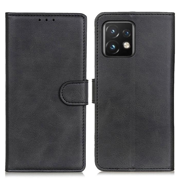 Bild 1, Motorola Edge 40 Pro 5G Fodral Solid Läder Svart