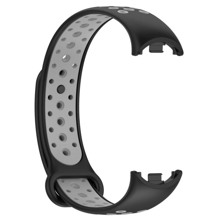 Bild 3, Xiaomi Smart Band 9/8 Träningsarmband Dual-Color Svart/Grå