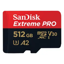 SanDisk MicroSDXC Extreme Pro 512 GB 200MB/s Inkl. Adapter