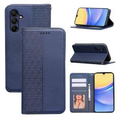 Samsung Galaxy A56 5G/A36 5G Fodral Flip L&auml;der Bl&aring;