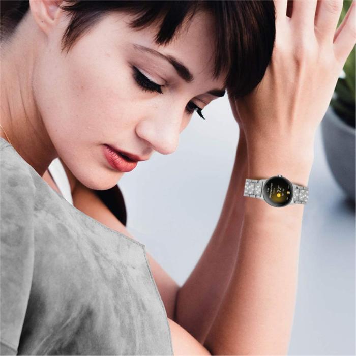 Bild 5, Rhinestone Metallarmband Google Pixel Watch / Watch 2