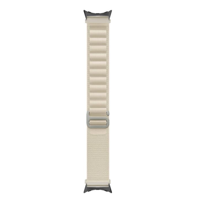Bild 1, Google Pixel Watch / Watch 2 Armband Nylon Pro Beige