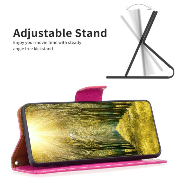Bild 3, Xiaomi Redmi Note 12 Pro 5G Fodral Shark Solid Läder Rosa
