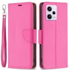 Xiaomi Redmi Note 12 Pro 5G Fodral Shark Solid L&auml;der Rosa