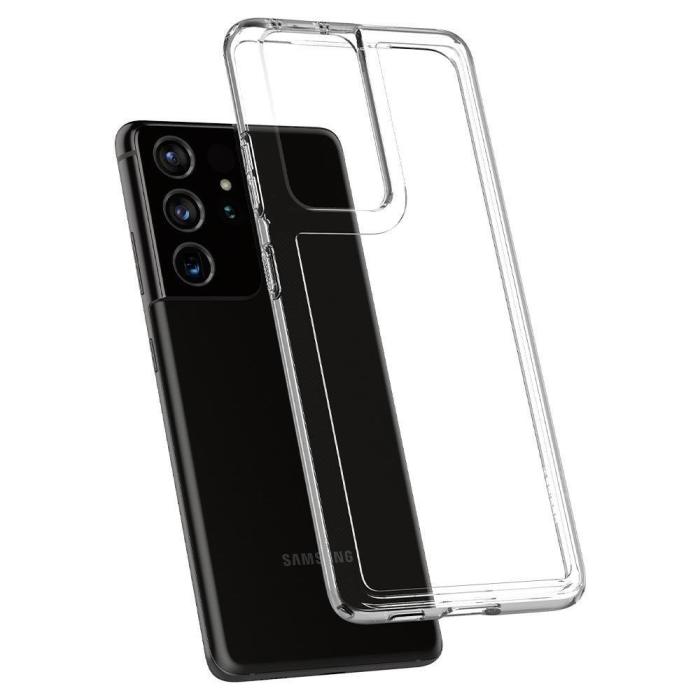 Bild 2, Samsung Galaxy S21 Ultra - Spigen Liquid Crystal Skal - Transparent