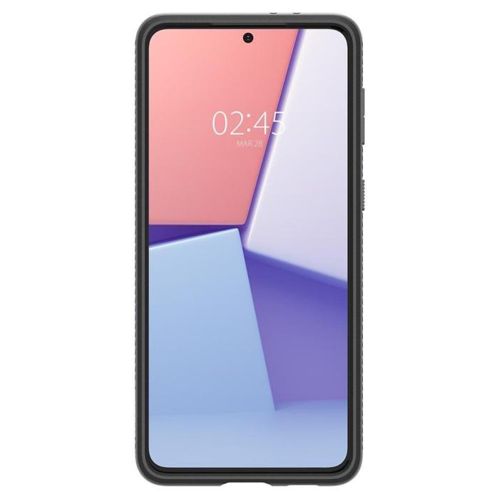 Bild 3, Samsung Galaxy S21 Plus - Spigen Liquid Air Skal - Matt Svart