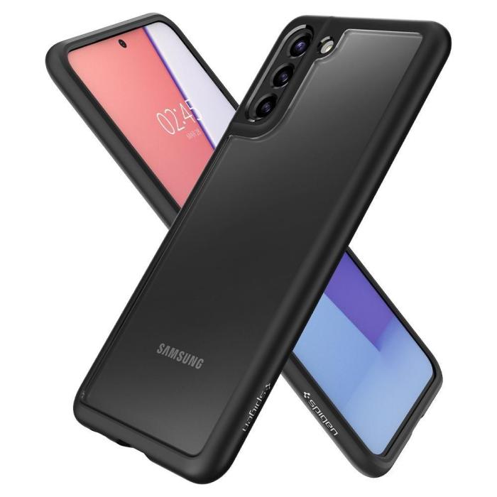 Bild 5, Samsung Galaxy S21 Plus - Spigen Ultra Hybrid Skal - Matt Svart