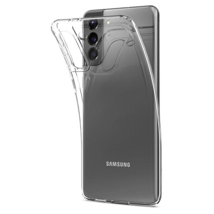 Bild 2, Samsung Galaxy S21 - Spigen Liquid Crystal Skal - Transparent