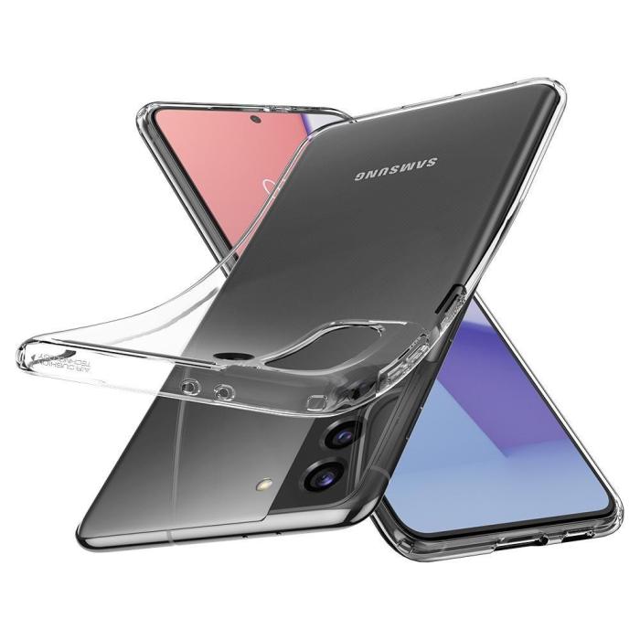 Bild 3, Samsung Galaxy S21 - Spigen Liquid Crystal Skal - Transparent
