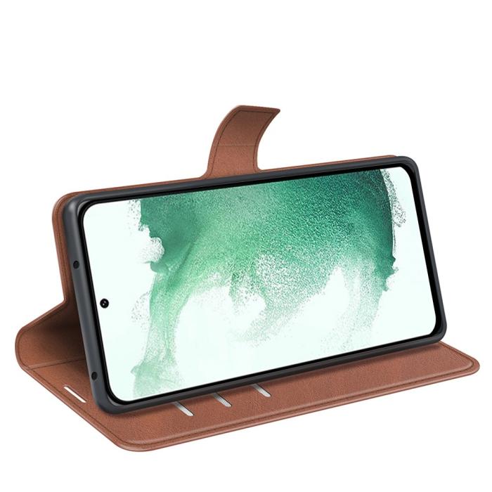 Bild 3, Samsung Galaxy S23 Plus Fodral Solid Läder Brun