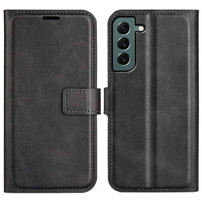 Bild 1, Samsung Galaxy S23 Plus Fodral Solid Läder Svart