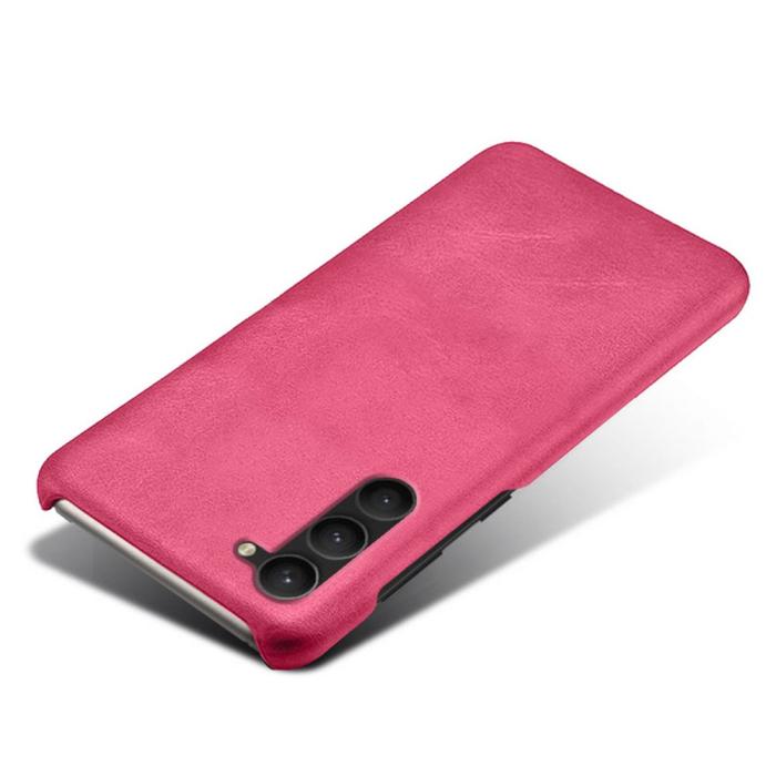 Bild 3, KSQ Samsung Galaxy S23 Plus Skal Läderbelagt Rosa
