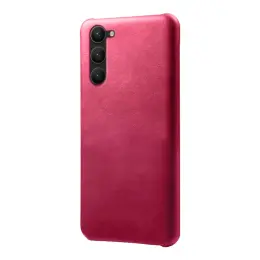 KSQ Samsung Galaxy S23 Plus Skal Läderbelagt Rosa