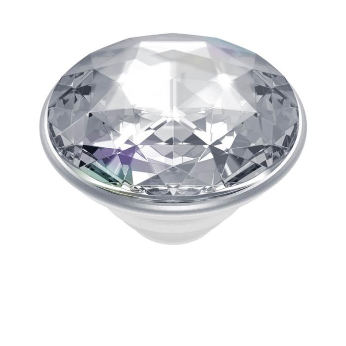 Bild 9, PopSockets Avtagbart Grip med Ställfunktion Premium Disco Crystal Silver