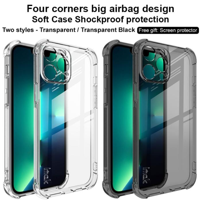 Bild 3, IMAK iPhone 13 Pro Max Skal Shockproof TPU + Skärmskydd