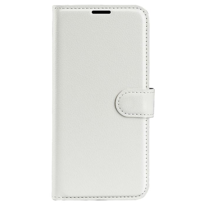 Bild 5, Samsung Galaxy S24 Ultra Fodral Läder Litchi Vit