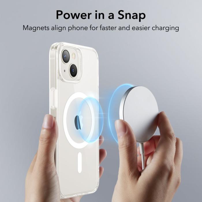 Bild 2, ESR iPhone 13 / 14 Skal CH MagSafe HaloLock Transparent