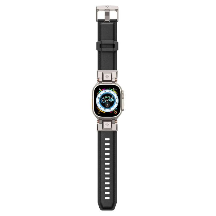 Bild 5, Spigen Armband Apple Watch 42/44/45/49 mm DuraPro Armor Svart