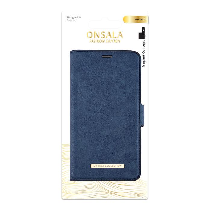 Bild 2, ONSALA iPhone 11 2in1 Magnet Fodral / Skal Royal Blue